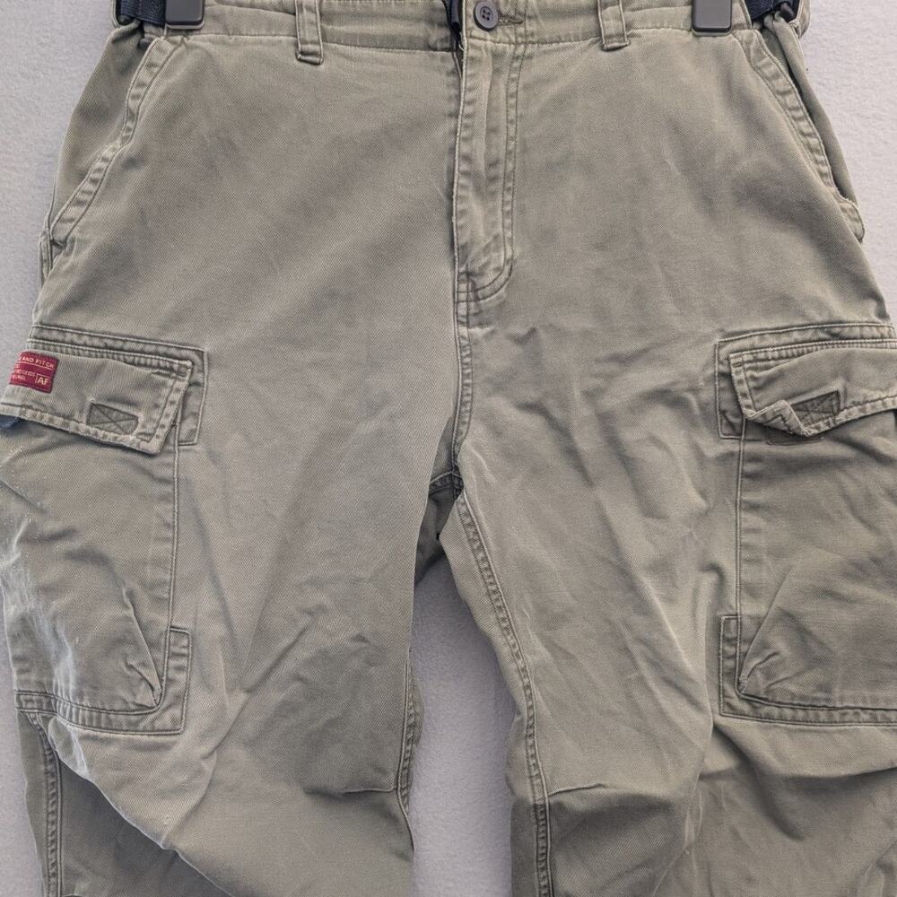 Vintage Abercrombie and Fitch Pants Mens L Brown Cotton Nylon Cargo Gorpcore Y2K